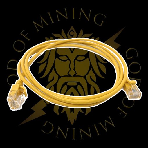 Yellow Internet Cable - God of Mining